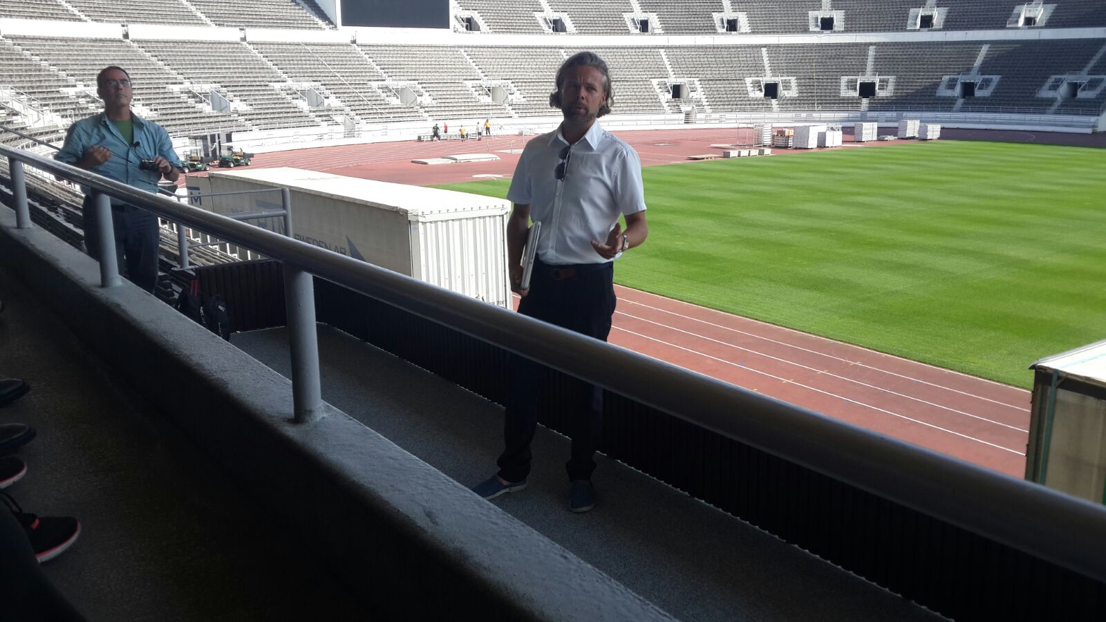 סיור מקצועי בפרויקט חידוש האצטדיון האולימפי