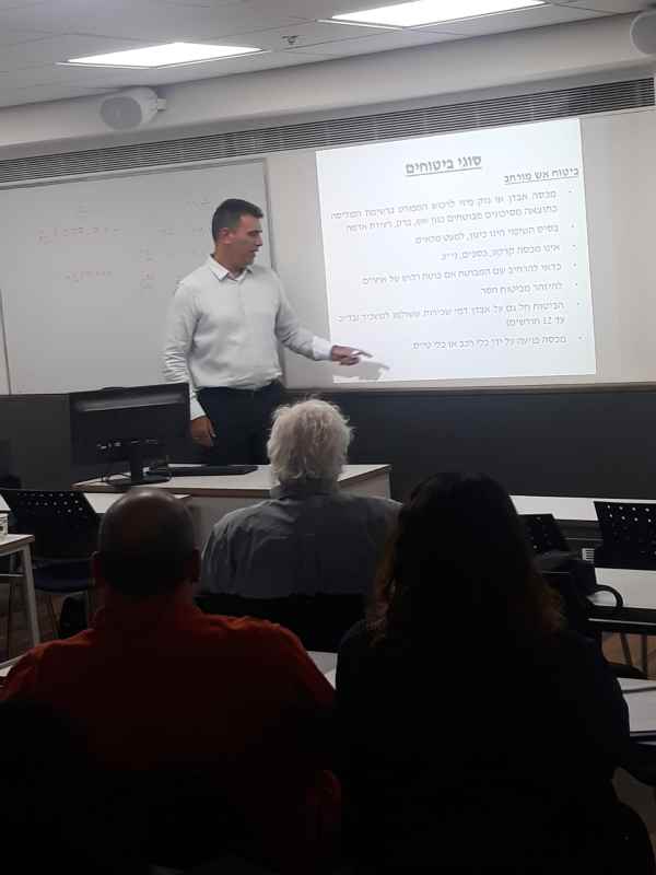 image of  A professional lecture about the insurance world - Sep 8th 2019