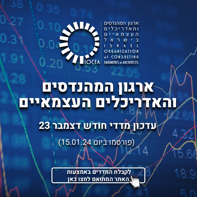 עדכון מדדי חודש דצמבר 2023 (פורסמו ביום 15.1.2024)